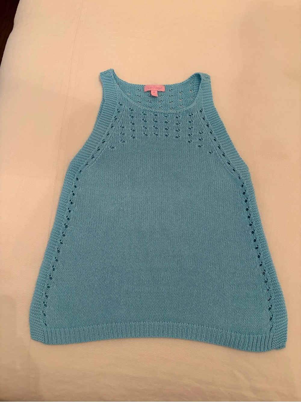 Lilly Pulitzer Light Blue Knit Tank Top